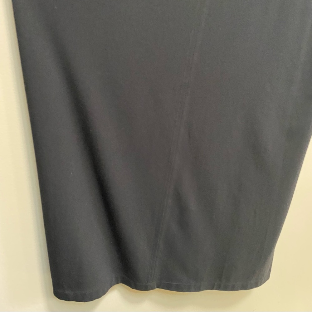 NWT Vince Double V-Neck Popover Dress Black Size XL - Picture 13 of 13